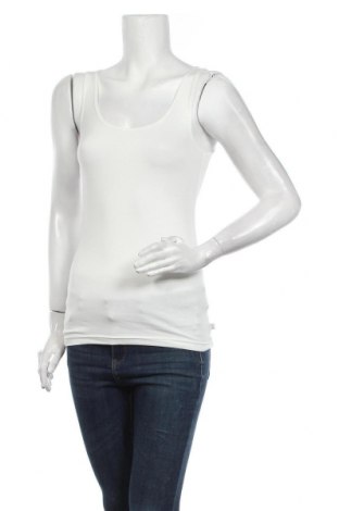 Damska koszulka na ramiączkach Q/S by S.Oliver, Rozmiar S, Kolor Biały, 95% bawełna, 5% elastyna, Cena 84,90 zł