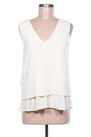 Γυναικείο αμάνικο μπλουζάκι Vila, Μέγεθος M, Χρώμα Λευκό, Βισκόζη, πολυεστέρας, Τιμή 13,64 €