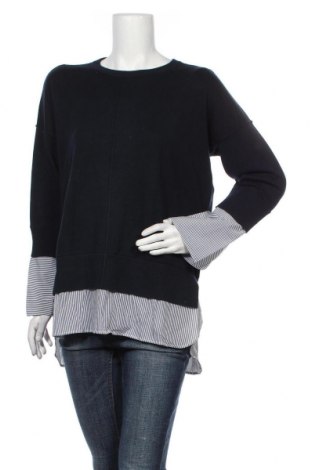 Дамски пуловер Armani Exchange, Размер L, Цвят Син, Памук, Цена 209,25 лв.