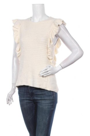Γυναικείο πουλόβερ Carin Wester, Μέγεθος S, Χρώμα Εκρού, Βαμβάκι, Τιμή 20,78 €