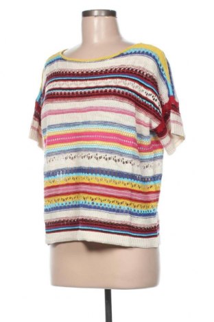 Дамски пуловер United Colors Of Benetton, Размер XS, Цвят Многоцветен, 70% памук, 30% лен, Цена 96,85 лв.