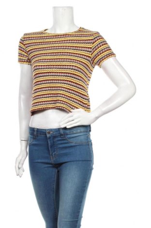Дамски пуловер Zara Trafaluc, Размер S, Цвят Многоцветен, 94% памук, 5% полиестер, 1% други нишки, Цена 32,00 лв.