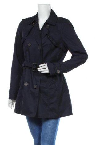 Damen Trenchcoat Pimkie, Größe L, Farbe Blau, 66% Polyester, 34% Baumwolle, Preis 29,23 €