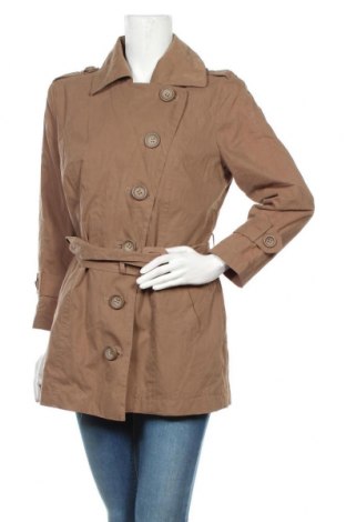 Damen Trenchcoat Yessica, Größe L, Farbe Braun, 70% Baumwolle, 30% Polyamid, Preis 29,23 €