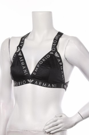 Сутиен Emporio Armani Underwear, Размер L, Цвят Черен, 79% полиамид, 21% еластан, Цена 142,35 лв.