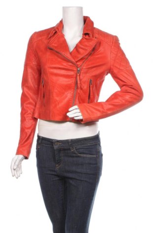Dámska kožená bunda  Gestuz, Veľkosť S, Farba Červená, Pravá koža , Cena  212,82 €