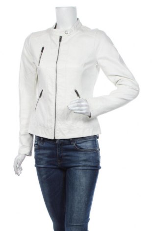 Damen Lederjacke ONLY, Größe M, Farbe Weiß, Kunstleder, Preis 34,10 €