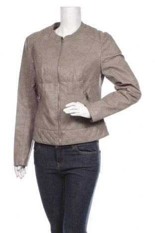 Dámska kožená bunda  Orsay, Veľkosť L, Farba Sivá, Eko koža , Cena  27,22 €