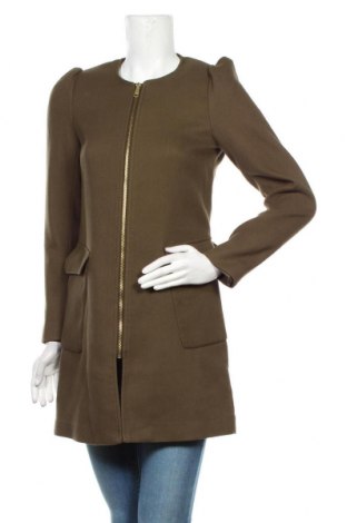 Γυναικείο παλτό H&M L.O.G.G., Μέγεθος S, Χρώμα Πράσινο, 64% πολυεστέρας, 34% βισκόζη, 2% ελαστάνη, Τιμή 27,22 €