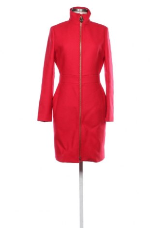 Дамско палто Love Moschino, Размер M, Цвят Червен, 72% вълна, 25% полиамид, 3% кашмир, Цена 846,75 лв.