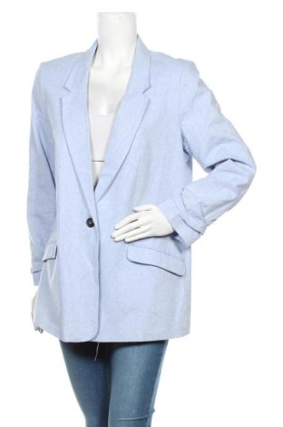 Γυναικείο σακάκι Tom Tailor, Μέγεθος M, Χρώμα Μπλέ, 55% λινό, 45% βαμβάκι, Τιμή 24,50 €