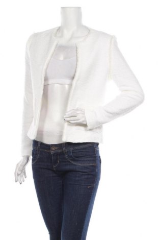 Γυναικείο σακάκι Zara, Μέγεθος M, Χρώμα Λευκό, 83% βισκόζη, 15% πολυαμίδη, 2% ελαστάνη, Τιμή 19,79 €