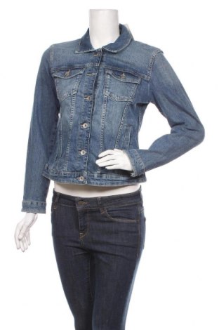 Γυναικείο μπουφάν Tom Tailor, Μέγεθος M, Χρώμα Μπλέ, 99% βαμβάκι, 1% ελαστάνη, Τιμή 33,17 €