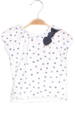 Детска блуза Mapero, Размер 2-3m/ 56-62 см, Цвят Бял, 91% памук, 9% еластан, Цена 17,25 лв.