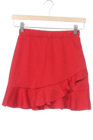 Kinderrock Lindex, Größe 7-8y/ 128-134 cm, Farbe Rot, 83% Polyester, 12% Viskose, 5% Elastan, Preis 15,31 €