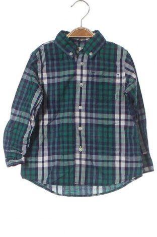 Детска риза Crewcuts, Размер 2-3y/ 98-104 см, Цвят Зелен, Памук, Цена 22,05 лв.