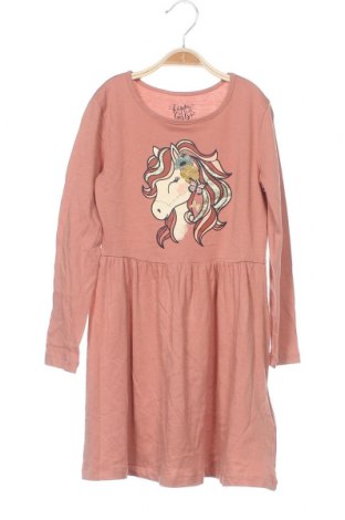 Kinderkleid C&A, Größe 6-7y/ 122-128 cm, Farbe Rosa, Baumwolle, Preis 18,09 €