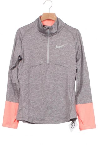 Bluză sport pentru copii Nike, Mărime 10-11y/ 146-152 cm, Culoare Gri, 88% poliester, 12% elastan, Preț 112,74 Lei