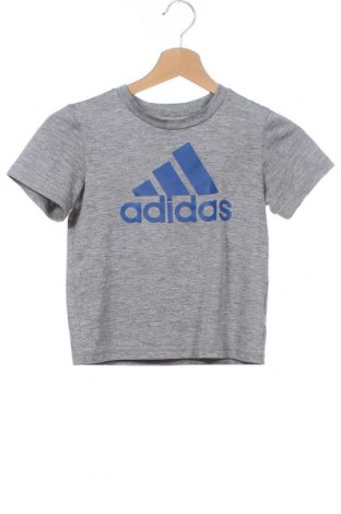 Kinder T-Shirt Adidas, Größe 4-5y/ 110-116 cm, Farbe Grau, Polyester, Preis 24,36 €