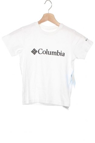 Детска тениска Columbia, Размер 6-7y/ 122-128 см, Цвят Бял, Памук, Цена 41,30 лв.