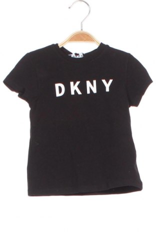 Detské tričko DKNY, Veľkosť 3-4y/ 104-110 cm, Farba Čierna, 95% bavlna, 5% elastan, Cena  19,77 €