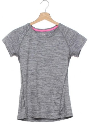 Kinder T-Shirt H&M Sport, Größe 12-13y/ 158-164 cm, Farbe Grau, 87% Polyester, 13% Elastan, Preis 14,61 €