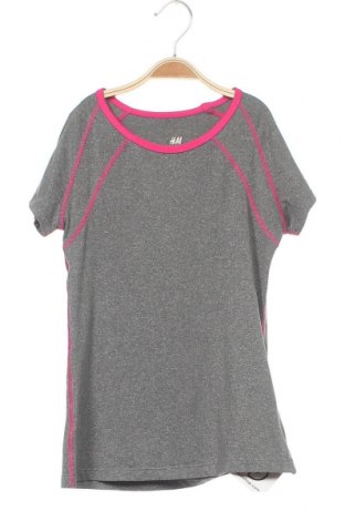 Kinder T-Shirt H&M Sport, Größe 8-9y/ 134-140 cm, Farbe Grau, 90% Polyester, 10% Elastan, Preis 13,78 €