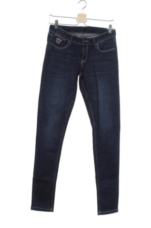Детски дънки Pepe Jeans, Размер 15-18y/ 170-176 см, Цвят Син, 99% памук, 1% еластан, Цена 79,30 лв.
