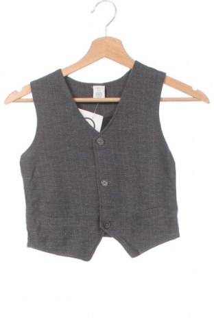 Kinderweste Lindex, Größe 6-7y/ 122-128 cm, Farbe Grau, 66% Baumwolle, 34% Polyester, Preis 19,48 €