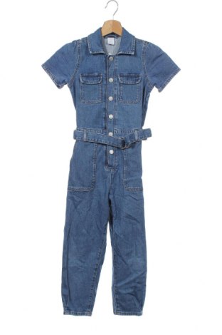 Kinder Overall Lindex, Größe 7-8y/ 128-134 cm, Farbe Blau, 99% Baumwolle, 1% Elastan, Preis 22,27 €