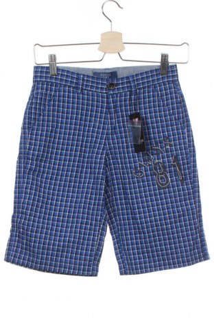 Pantaloni scurți pentru copii Guess, Mărime 11-12y/ 152-158 cm, Culoare Albastru, Bumbac, Preț 140,03 Lei