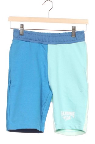 Pantaloni scurți pentru copii Guess, Mărime 7-8y/ 128-134 cm, Culoare Albastru, Bumbac, Preț 125,89 Lei