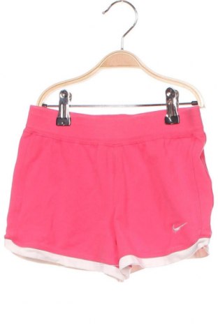 Детски къс панталон Nike, Размер 4-5y/ 110-116 см, Цвят Розов, 92% памук, 8% еластан, Цена 33,80 лв.