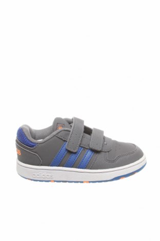 Kinderschuhe Adidas, Größe 27, Farbe Grau, Kunstleder, Preis 28,53 €