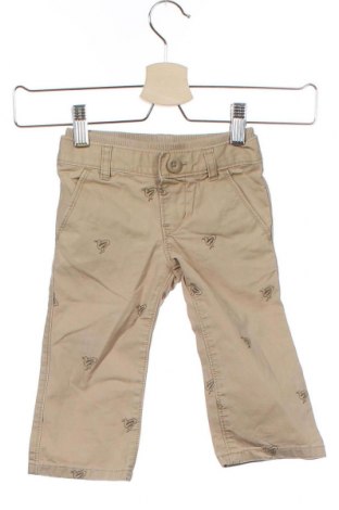 Dziecięce spodnie Gap Baby, Rozmiar 12-18m/ 80-86 cm, Kolor Beżowy, Bawełna, Cena 67,17 zł