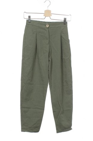 Detské nohavice  Zara, Veľkosť 10-11y/ 146-152 cm, Farba Zelená, 55% bavlna, 45% lyocell, Cena  22,11 €