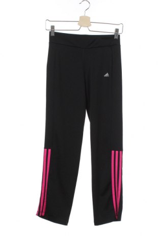 Kinder Sporthose Adidas, Größe 10-11y/ 146-152 cm, Farbe Schwarz, 91% Polyester, 9% Elastan, Preis 22,27 €