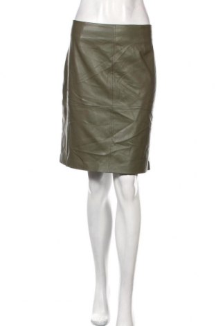 Δερμάτινη φούστα Comma,, Μέγεθος L, Χρώμα Πράσινο, Δερματίνη, Τιμή 40,27 €