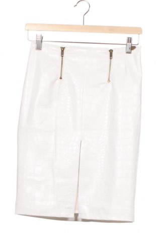 Δερμάτινη φούστα TWINSET, Μέγεθος XS, Χρώμα Λευκό, Δερματίνη, Τιμή 42,22 €