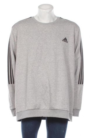 Herren Shirt Adidas, Größe 3XL, Farbe Grau, 53% Baumwolle, 36% Polyester, 11% Viskose, Preis 42,14 €