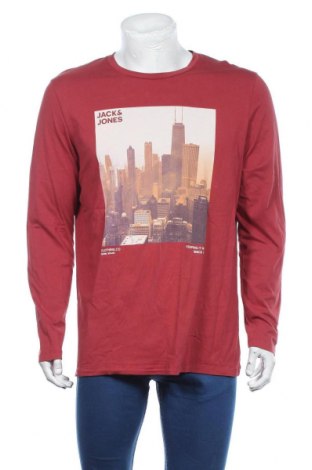 Pánske tričko  Jack & Jones, Veľkosť XL, Farba Červená, Bavlna, Cena  14,74 €