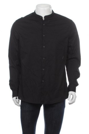 Мъжка риза ASOS, Размер XL, Цвят Черен, 97% памук, 3% еластан, Цена 55,50 лв.