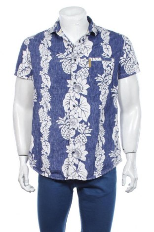 Herrenhemd Armani Jeans, Größe XL, Farbe Grau, Baumwolle, Preis 59,85 €