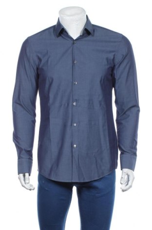 Herrenhemd BOSS, Größe M, Farbe Blau, Baumwolle, Preis 94,64 €