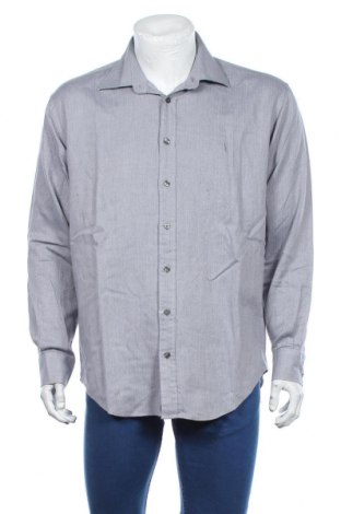 Herrenhemd Yves Saint Laurent, Größe L, Farbe Grau, 60% Baumwolle, 40% Polyester, Preis 150,31 €