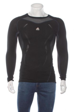 Ανδρική αθλητική μπλούζα Adidas, Μέγεθος S, Χρώμα Μαύρο, 84% πολυεστέρας, 16% ελαστάνη, Τιμή 18,19 €