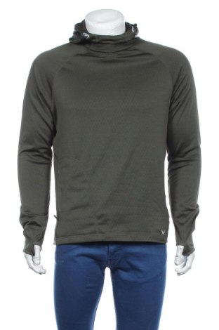 Мъжка спортна блуза SOC, Размер M, Цвят Зелен, Полиестер, Цена 27,30 лв.