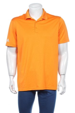 Herren T-Shirt Adidas, Größe L, Farbe Orange, Polyester, Preis 22,27 €