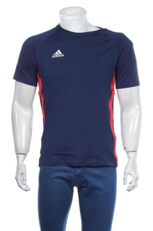 Herren T-Shirt Adidas, Größe S, Farbe Blau, Baumwolle, Preis 26,68 €