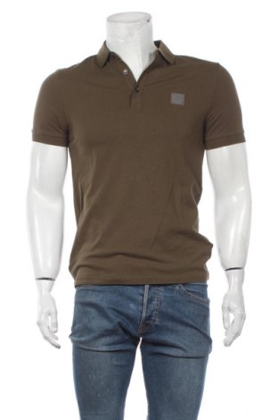 Pánské tričko  BOSS, Velikost S, Barva Zelená, 97% bavlna, 3% elastan, Cena  1 917,00 Kč